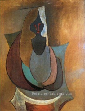  Pablo Peintre - Personnage 1917 cubisme Pablo Picasso